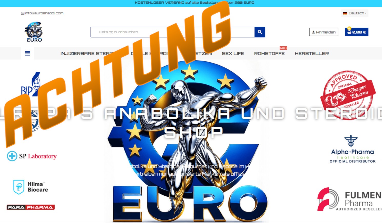 Euroanabol.com Review zum Shop
